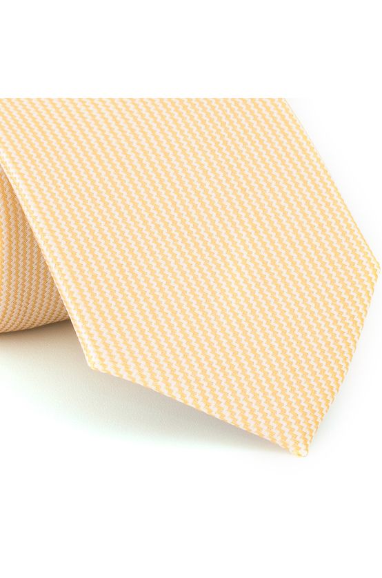 Gravata-Tradicional-falso-liso-em-jacquard-de-poliester-amarelo-claro-com-fundo-branco