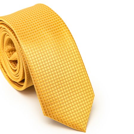 Gravata-Slim-Amarela-com-quadrados