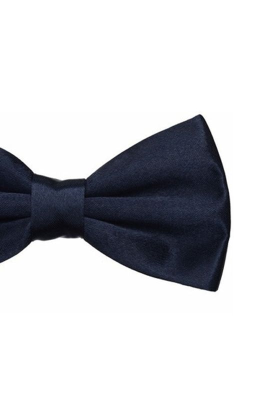 Gravata-Borboleta-lisa-Azul-Marinho