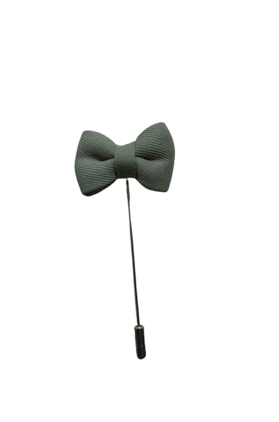 Pino-De-Lapela-Gravatinha-Borboleta-Cinza