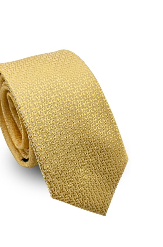 Gravata-Slim-Jacquard-Poliester-Pierre-Cardin--Amarelo